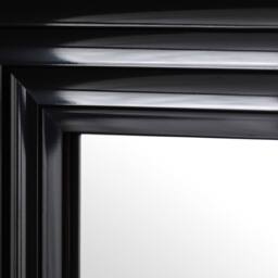 Cheshire Metro Gloss Black Tall Rectangular Dressing Mirror - thumbnail 4