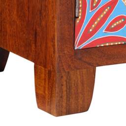 Berkfield Home Stylish Bedside Cabinet 2 pcs 40x30x45 cm Solid Wood Acacia in Brown - Size: 40 x 30 x 45 cm - thumbnail 7