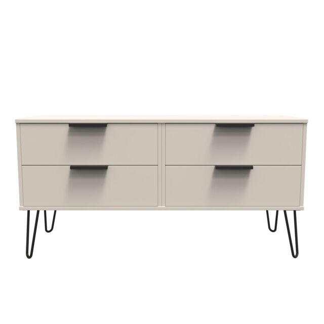 Ready Assembled 2 U Fuji 4 Drawer Bed Box (Ready Assembled) in Taupe - Size: Small - image 1