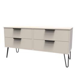 Ready Assembled 2 U Fuji 4 Drawer Bed Box (Ready Assembled) in Taupe - Size: Small - thumbnail 3