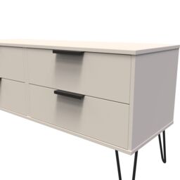 Ready Assembled 2 U Fuji 4 Drawer Bed Box (Ready Assembled) in Taupe - Size: Small - thumbnail 4