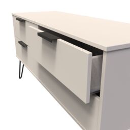 Ready Assembled 2 U Fuji 4 Drawer Bed Box (Ready Assembled) in Taupe - Size: Small - thumbnail 5