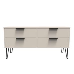 Ready Assembled 2 U Fuji 4 Drawer Bed Box (Ready Assembled) in Taupe - Size: Small - thumbnail 1