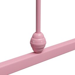 Berkfield Home Bed Frame Pink Metal 120x200 cm - Size: Small Double - thumbnail 5