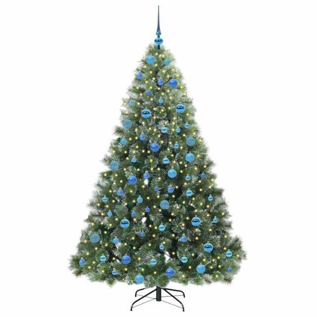 Berkfield Home Realistic Artificial Christmas Tree with 300 LEDs Green 180 cm PE - image 1