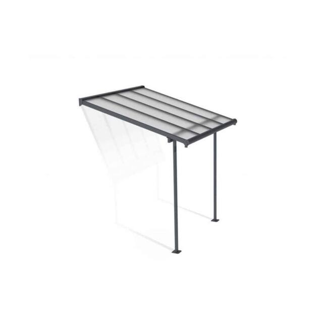 Palram Patio Cover Sierra 2.3X2.3 Clear - L224.5 x W224 x H300 - Grey - image 1