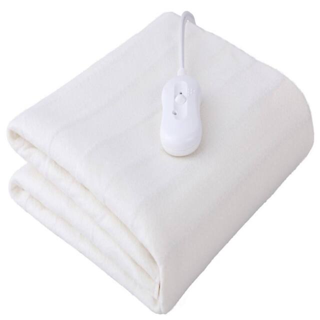 Gr8 Home Electric Under Blanket with Adjustable Heat Settings in White - Size: 65 cm x 135 cm - image 1