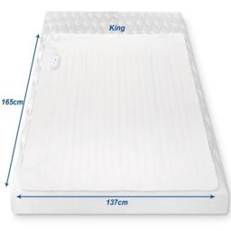 Gr8 Home Electric Under Blanket with Adjustable Heat Settings in White - Size: 65 cm x 135 cm - thumbnail 8