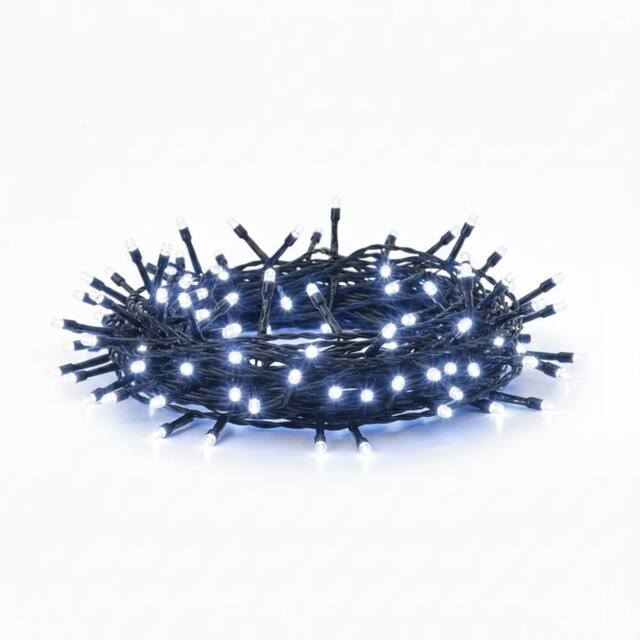 Pegdev LED Cluster Lights Cool White Black Cable Connectable Outdoor 5m - image 1