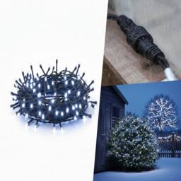 Pegdev LED Cluster Lights Cool White Black Cable Connectable Outdoor 5m - thumbnail 4