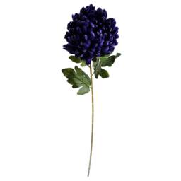 Leaf Pack of 6 x 75cm Artificial Extra Reflex Chrysanthemum Purple - Size: 6 x 75 cm - thumbnail 8