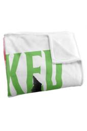 NBCU Wicked Pink & Green Glinda & Elphaba Witches Blanket - Size: Small - thumbnail 4