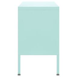 Berkfield Home TV Cabinet Mint 105x35x50 cm Steel - Size: 105 x 35 x 50 cm - thumbnail 4