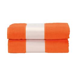 ARTG Subli-Me Bath Towel in Orange - thumbnail 1