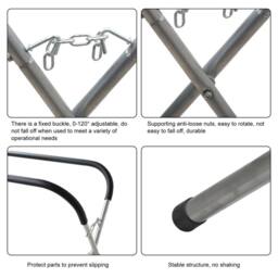 Nordara Car Van Paint Prep Trestle Stand in Silver - thumbnail 3