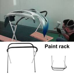 Nordara Car Van Paint Prep Trestle Stand in Silver - thumbnail 6