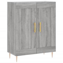 Berkfield Home Highboard Grey Sonoma 69.5x34x180 cm Engineered Wood - thumbnail 7