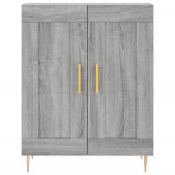 Berkfield Home Highboard Grey Sonoma 69.5x34x180 cm Engineered Wood - thumbnail 8