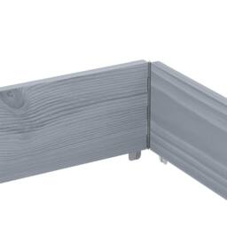 Berkfield Home Practical Garden Planter Grey 150x100 cm Solid Wood Pine - thumbnail 6