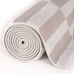 THE RUGS Loft Striped Living Room Area Rug & Runners Soft Pile in Beige - Size: 80 cm x 150 cm - thumbnail 8