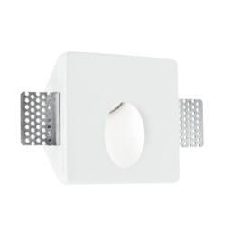 Netlighting ARIEL Recessed Wall Light White 10x10x5cm - Size: 10 x 10 x 5 cm - thumbnail 1