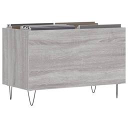 Berkfield Home Record Cabinet Grey Sonoma 74.5x38x48 cm Engineered Wood