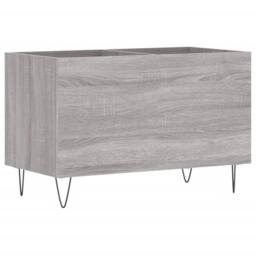 Berkfield Home Record Cabinet Grey Sonoma 74.5x38x48 cm Engineered Wood - thumbnail 3