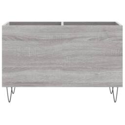 Berkfield Home Record Cabinet Grey Sonoma 74.5x38x48 cm Engineered Wood - thumbnail 4