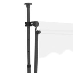 Berkfield Home Manual Retractable Awning with LED 150 cm Cream - thumbnail 4