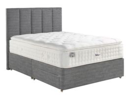 Relyon Chiltern Natural Luxury Pillowtop 2500 Mattress in White - Size: Double - thumbnail 3