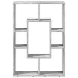 Berkfield Home Bookcase Concrete Grey 63x20x90 cm Engineered Wood - Size: 63 x 20 x 90 cm - thumbnail 5