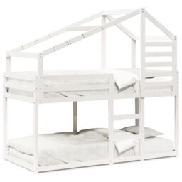 Berkfield Home Bunk Bed without Mattress White 80x200 cm Solid Wood Pine - thumbnail 2