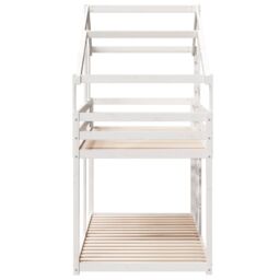 Berkfield Home Bunk Bed without Mattress White 80x200 cm Solid Wood Pine - thumbnail 5