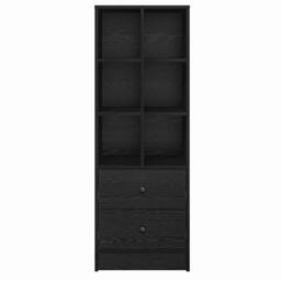Berkfield Home Black Oak Shelving Unit Black oak Engineered wood Large - thumbnail 6