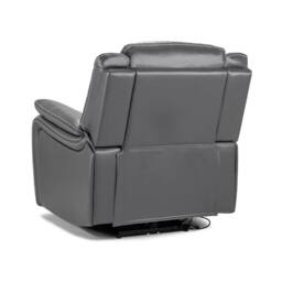Furnishings For Less UK Orlando Grey Leather 3 Piece Electric Reclining Sofas 3 + 1 + 1 - thumbnail 4