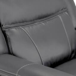Furnishings For Less UK Orlando Grey Leather 3 Piece Electric Reclining Sofas 3 + 1 + 1 - thumbnail 5