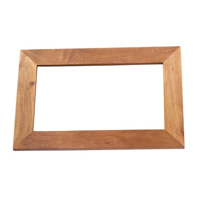 IH Design Light Mango Solid Wood Frame Mirror in Natural - image 1