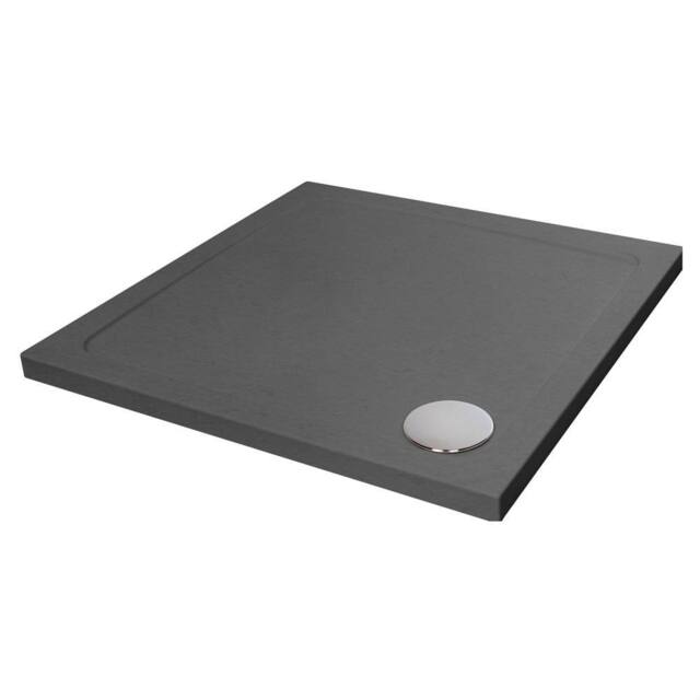 Balterley Stone Slate Shower Tray 1000x1000mm in Grey - image 1