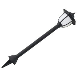 Berkfield Home Outdoor Solar Lamps 6 pcs LED Black - thumbnail 6