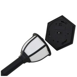 Berkfield Home Outdoor Solar Lamps 6 pcs LED Black - thumbnail 5