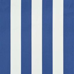 Berkfield Home Retractable Awning 400x150 cm Blue & White - thumbnail 6