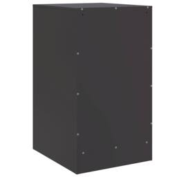 Berkfield Home Stylish Bedside Cabinets 2pcs Black 34.5x39x62 cm Steel - thumbnail 9