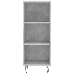 Berkfield Home Highboard Concrete Grey 34.5x34x180 cm Engineered Wood - thumbnail 6