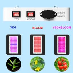 Ventryn White Tent LED Grow Lamp 2000W Full Spectrum Indoor Veg Flower - thumbnail 4