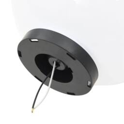 Berkfield Home LED Bowl Lamp Set 3 Pieces Spherical 20/30/40 cm PMMA in White - thumbnail 8
