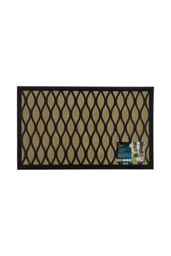 JVL Vienna Rubber Backed Scraper Doormat 45x75cm Droplet in Brown - Size: 45 cm x 75 cm - thumbnail 6