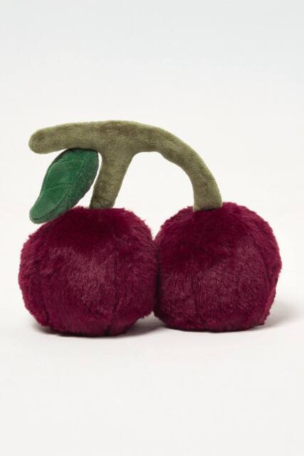 Homescapes Soft Cherry Door Stop in Red - image 1