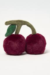 Homescapes Soft Cherry Door Stop in Red