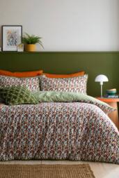 Appletree 'Star Geo' 100% Cotton Duvet Cover Set - Size: King - thumbnail 4
