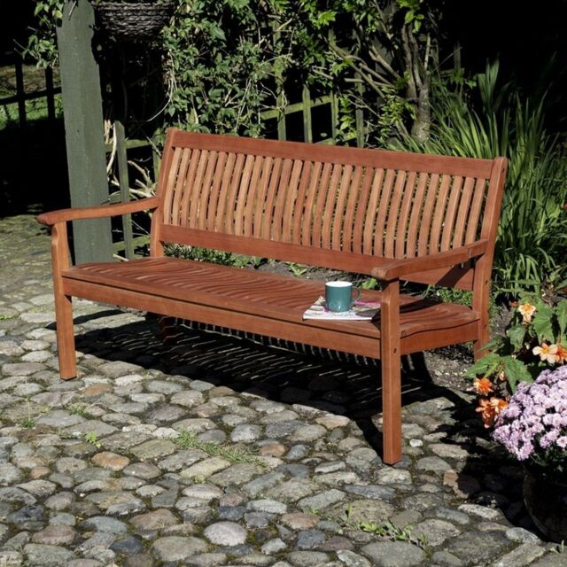 Rowlinsons Willington 1.5m Bench - L150 x W72 x H87 cm in Brown - image 1